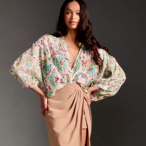 Anthropology Pilcro The Sidney Batwing Blouse